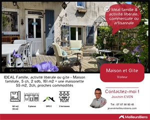 maison de village à la vente -   39210  VOITEUR, surface 216 m2 vente maison de village - UBI443199278